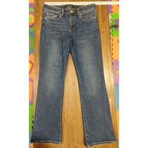 Aeropostale Mid Rise‎ Bootcut Dark Wash Blue Denim Jeans Men's Size 34x31.5